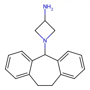 1-(2-tricyclo[9.4.0.03,8]pentadeca-1(15),3,5,7,11,13-hexaenyl)azetidin-3-amine structure