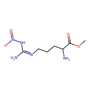 METHYL 2-AMINO-5-(N'-NITROCARBAMIMIDAMIDO)PENTANOATE structure