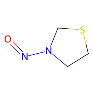 N-Nitrosothiazolidine structure