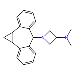Compound C21H24N2 structure