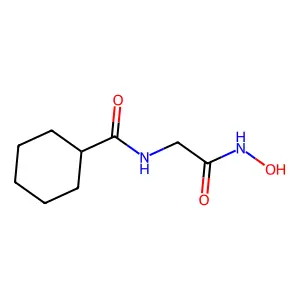 ACETOHYDROXAMIC ACID, 2-(CYCLOHEXANECARBOXAMIDO)- structure
