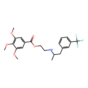 Compound C22H26F3NO5 structure
