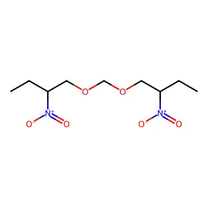 Bis(2-nitrobutoxy)methane structure