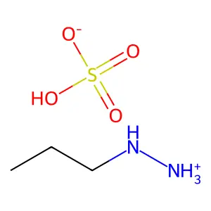 Propylhydrazine, sulfate structure