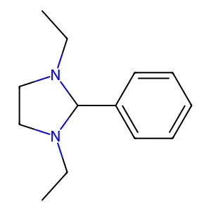 1,3-diethyl-2-phenylimidazolidine structure