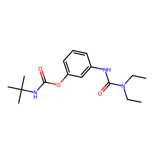 1,1-Diethyl-3-(m-hydroxyphenyl)urea tert-butylcarbamate structure