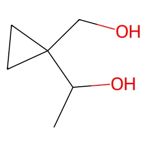 1-[1-(Hydroxymethyl)cyclopropyl]ethanol structure