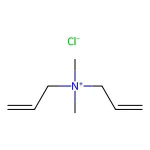 Diallyldimethylammonium chloride structure