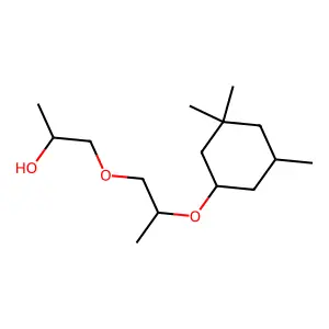 1-[2-(3,3,5-trimethylcyclohexyl)oxypropoxy]propan-2-ol structure