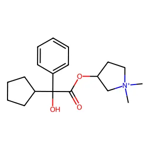 Glycopyrronium structure