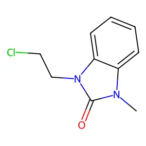1-(2-Chloroethyl)-3-methyl-1,3-dihydro-2H-benzo[d]imidazol-2-one structure