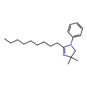 2-IMIDAZOLINE, 4,4-DIMETHYL-2-NONYL-1-PHENYL- structure