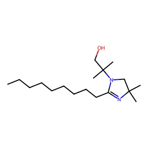 2-(5,5-dimethyl-2-nonyl-4H-imidazol-3-yl)-2-methylpropan-1-ol structure