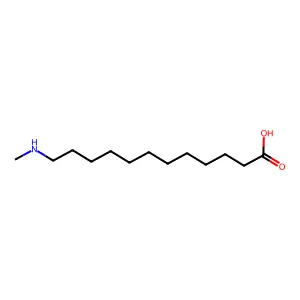 12-(Methylamino)dodecanoic acid structure