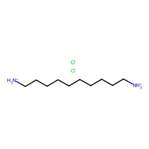 1,10-DECANEDIAMINE, DIHYDROCHLORIDE structure