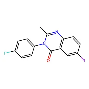 Compound C15H10FIN2O structure