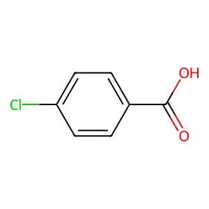 4-Chlorobenzoic acid structure
