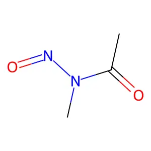N-Methyl-N-nitrosoacetamide structure