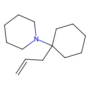 1-(1-Allylcyclohexyl)piperidine structure