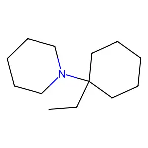 1-(1-Ethylcyclohexyl)piperidine structure