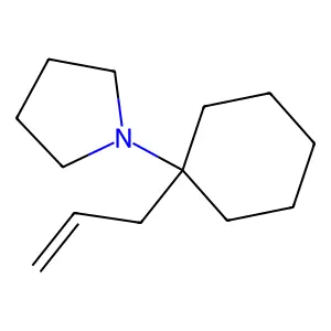 1-(1-Allylcyclohexyl)pyrrolidine structure