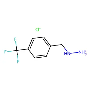 (1-(p-Trifluoromethyl)benzyl)hydrazine hydrochloride structure
