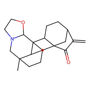 12-methyl-6-methylidene-17-oxa-14-azahexacyclo[10.6.3.15,8.01,11.02,8.014,18]docosan-7-one structure