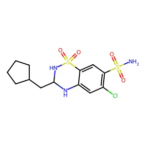 cyclopenthiazide structure