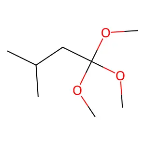 1,1,1-Trimethoxy-3-methylbutane structure