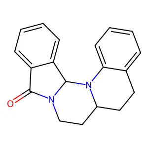 1,10-diazapentacyclo[11.8.0.02,10.03,8.016,21]henicosa-3,5,7,16,18,20-hexaen-9-one structure