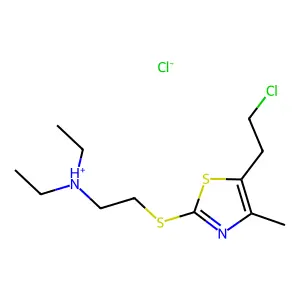 Compound C12H22Cl2N2S2 structure