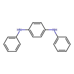 1-N,4-N-diphenylbenzene-1,4-diamine structure