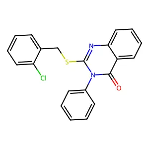 Compound C21H15ClN2OS structure