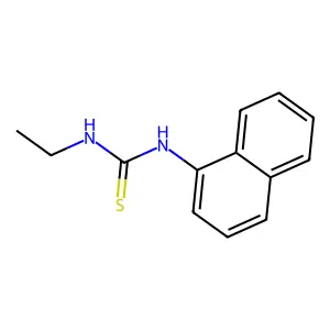 1-(1-Naphthyl)-3-ethylthiourea structure