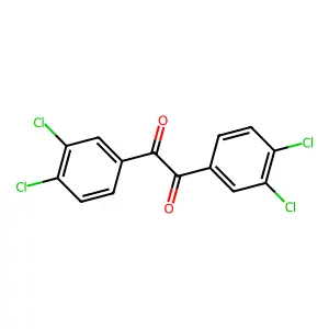 1,2-bis(3,4-dichlorophenyl)ethane-1,2-dione structure