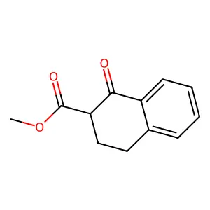 1,2,3,4-Tetrahydro-2-carbomethoxy-1-oxonaphthalene structure