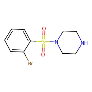 1-((2-Bromophenyl)sulfonyl)piperazine structure