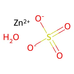 Zinc sulfate monohydrate structure