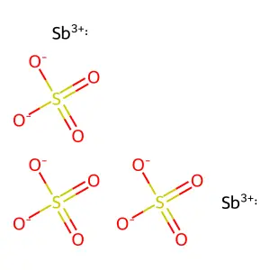 Antimony sulfate structure
