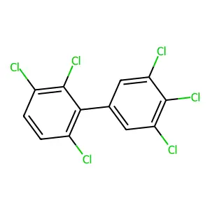 2,3,3',4',5',6-Hexachlorobiphenyl structure