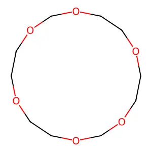 1,3,6,9,11,14-Hexaoxacyclohexadecane structure