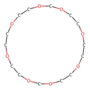 1,3,6,9,12,14,17,20-Octaoxacyclodocosane structure