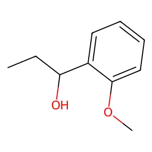 Benzenemethanol, alpha-ethyl-2-methoxy- structure