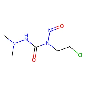 1-(2-chloroethyl)-3-(dimethylamino)-1-nitrosourea structure