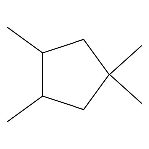 1,1,3,4-Tetramethylcyclopentane structure