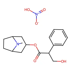 Atropine nitrate structure