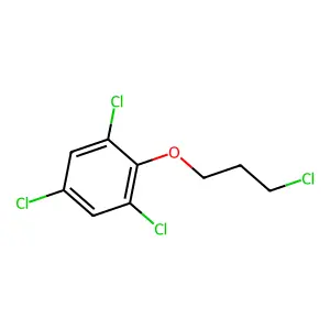 1,3,5-trichloro-2-(3-chloropropoxy)benzene structure