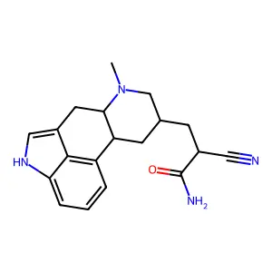 Cianergoline structure