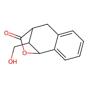 12-(hydroxymethyl)-11-oxatricyclo[7.2.1.02,7]dodeca-2,4,6-trien-10-one structure