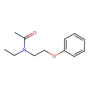 N-Ethyl-N-(2-phenoxyethyl)acetamide structure